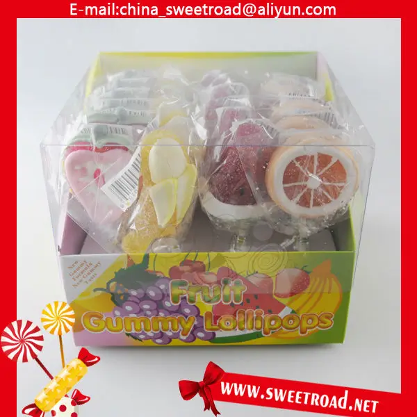 2013 Candy Fruity Jelly Pop Buy Fruity Jelly Pop,Marshmallow Pop