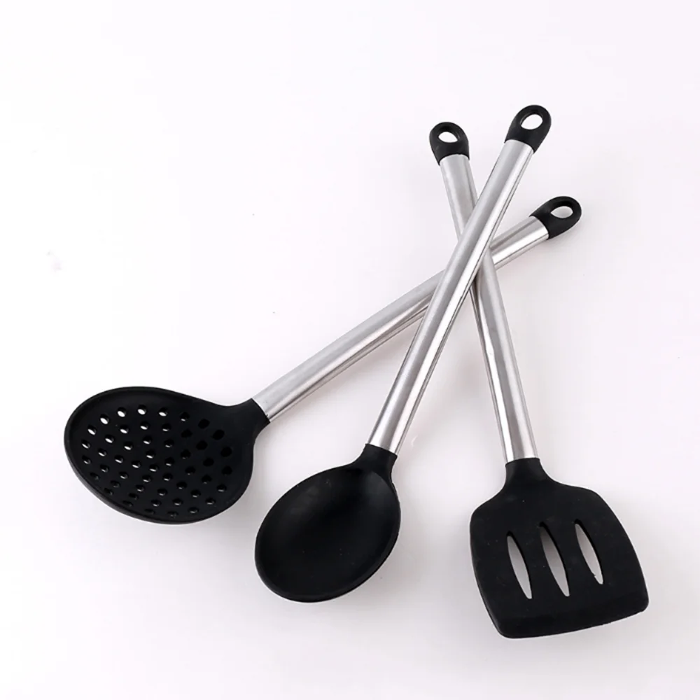 

Wholesale 8pcs silicone kitchen utensil sets for cooking, Any color available