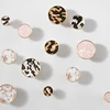 New product Brass shell knob Advanced cabinet door handle pink C-1295