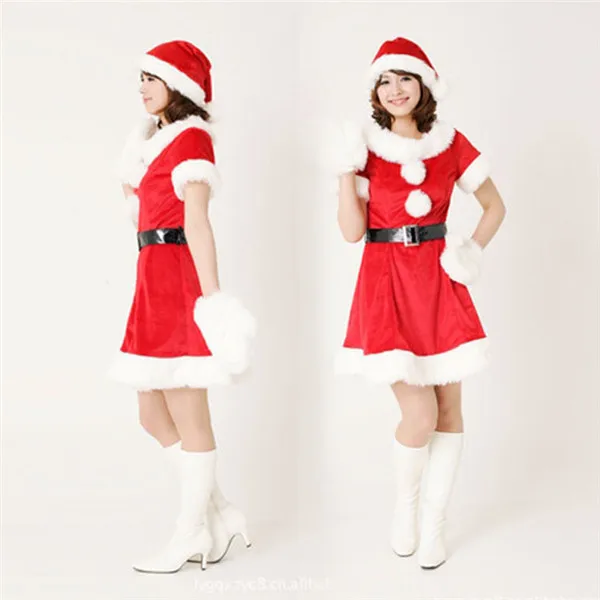 Women-Costumes-Christmas-clothes-Miss-Santa-Claus-Costume ...