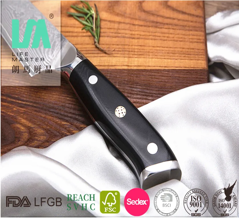 Rostfrei Damascus Knife Blanks Stainless Steel Serrated Steak German 1.