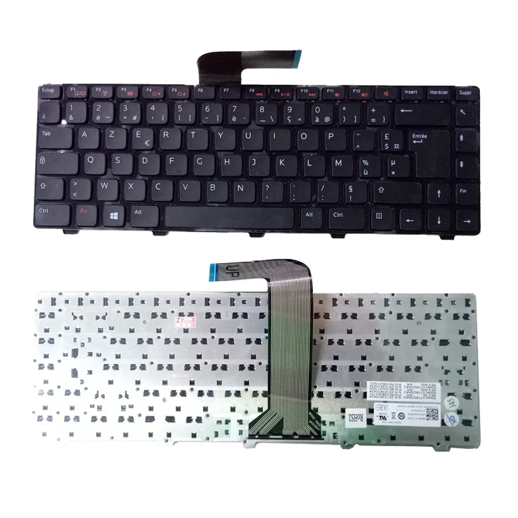 Replacement Keyboard US Layout for Dell Inspiron 14R N4050 M4040 N4110 N4120 M4110 15R N5040 N5050 Laptop