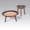 Iris coffee table with natural marble top 2 sizes available