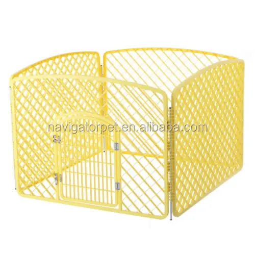 4panel Plastic Pet Playpen With Door Buy Plastic Pet Playpen,Plastic
