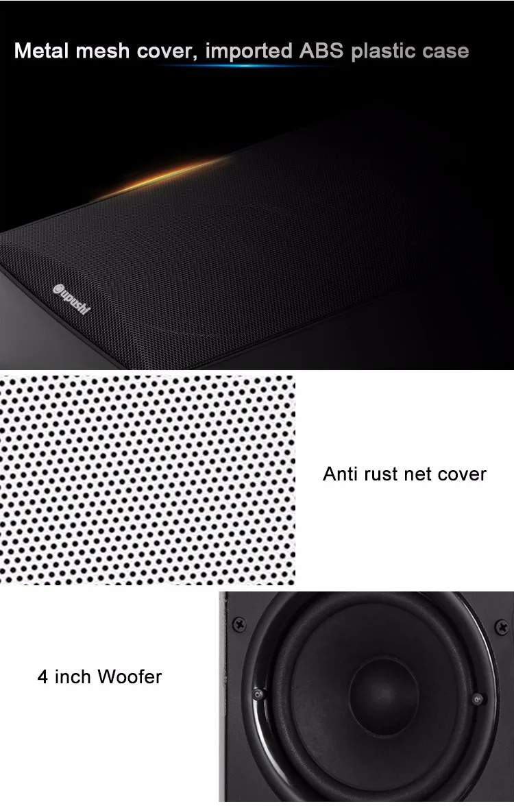 Pa System Abs Stereo In Ceiling 10w Wall Speakers With Amplifier