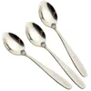Banquet Gift Unique Cheap Metal Type Stainless Steel Silver Ware Wholesale Coffee Spoon Fork B074