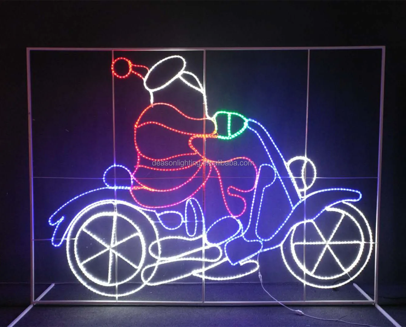 Santa Motorbike Lights Buy Santa Claus Motif Rope Light,Motorcycle