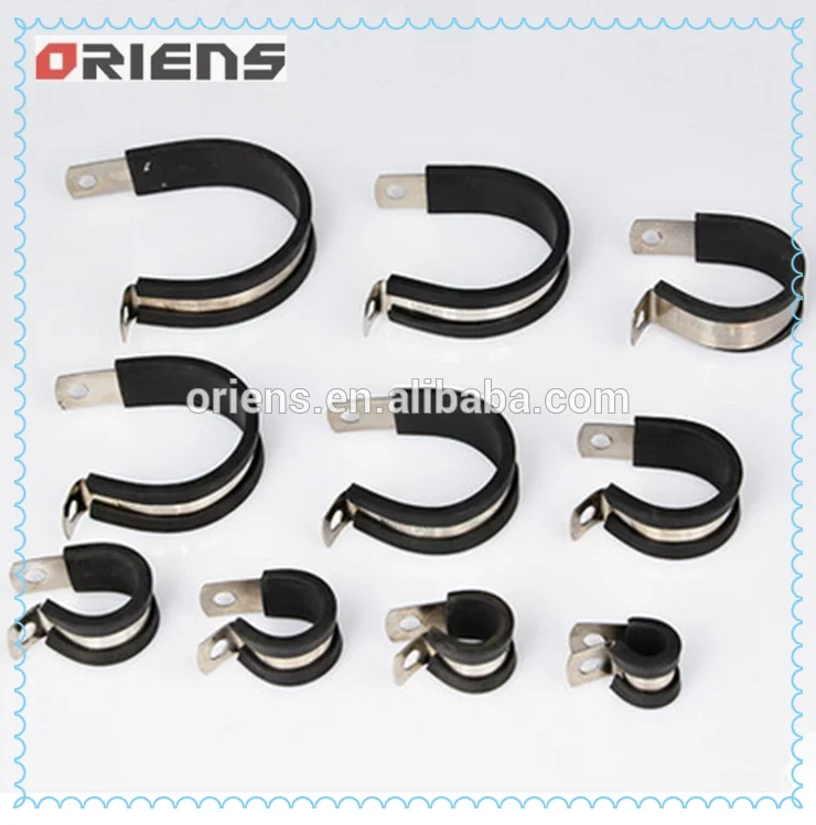 
Heavy duty adjustable electro-galvanized hydraulic stainless steel pipe clamp pipe fittings 