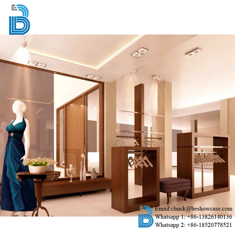 Clothing Shop Display Equipment Men Clothes Shop Decoration Counter