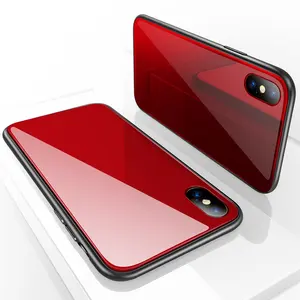 Extreme Slim Tempered Glass Back Cover iPhone XS XR