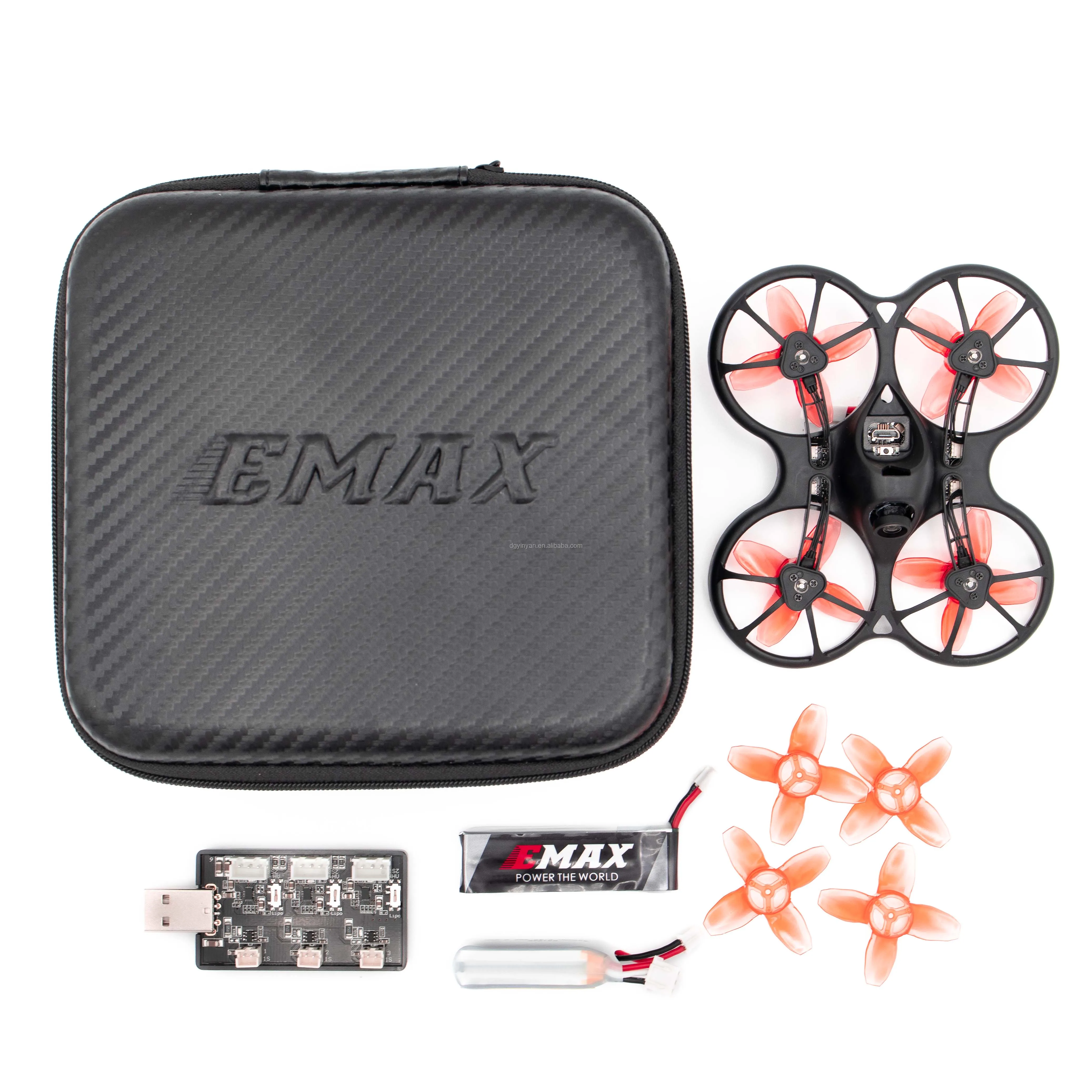 
Emax TinyhawkS 75mm F4 OSD 1-2S Micro Indoor FPV Racing Drone BNF w/ 600TVL CMOS Camera Christmas gift Dongguan Factory 
