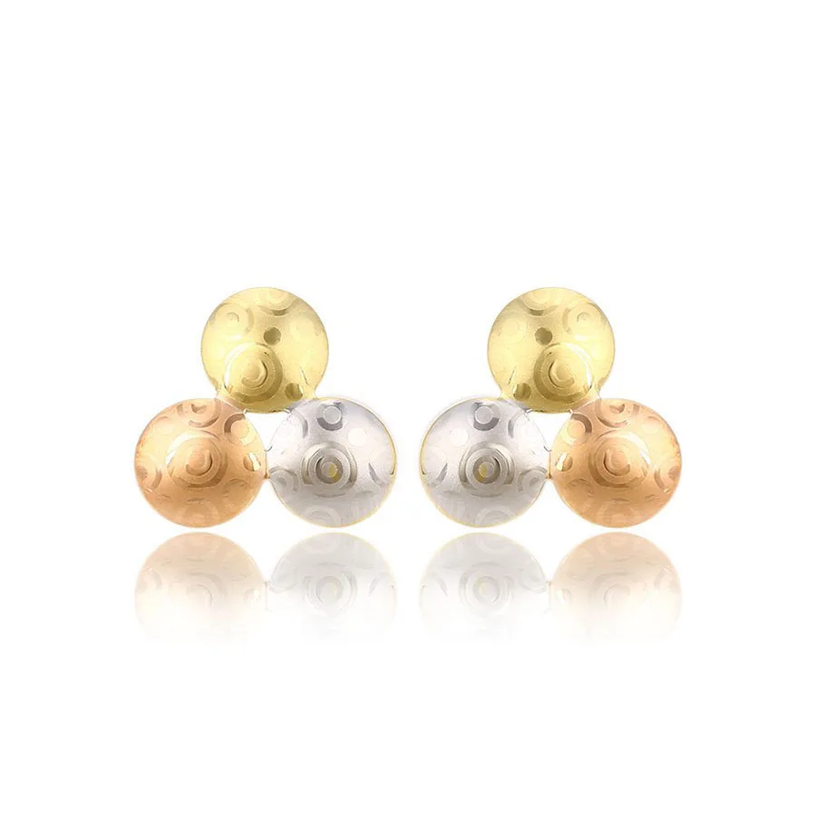 

Fashion Saudi Imitation Jewelry Charm Stud Earrings For Women, Multicolor