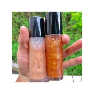 2019 new arrive factory price glitter brightening highlighter spray pigmented foundation makeup liquid highlighter private label