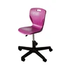 high adjustable plastic seat and back school library laboratory swivel chair stools and classroom desk