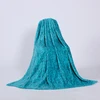 wholesale keep warm dark spot flannel blanket printed Very soft and comfortable fleece