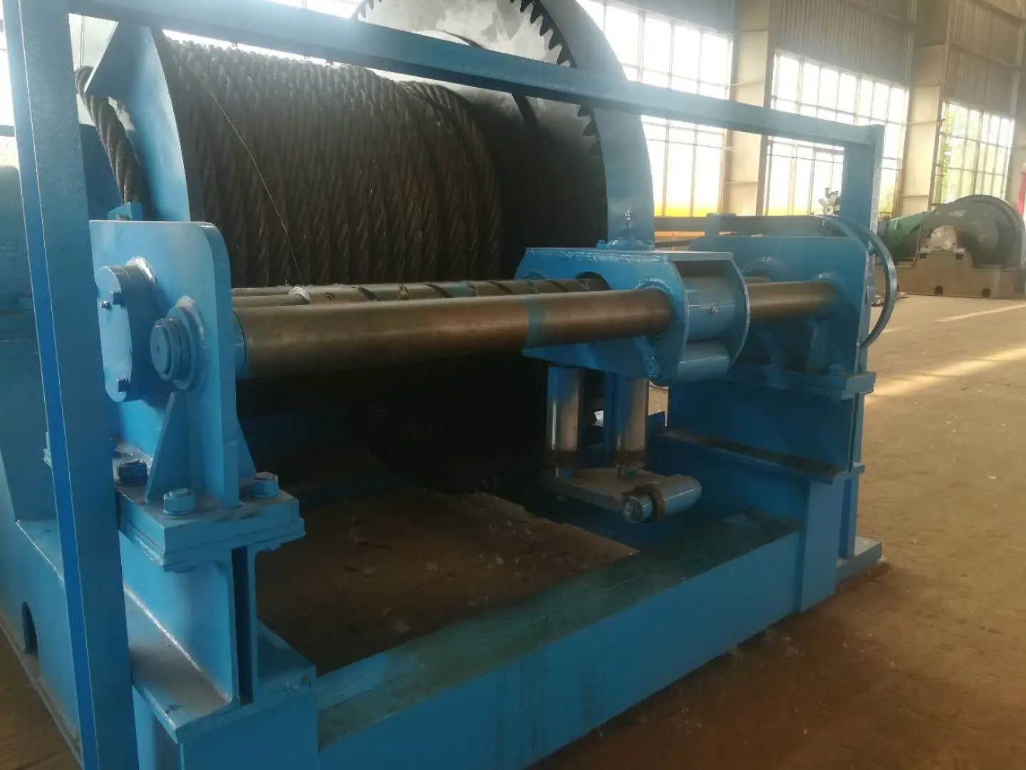 Long Steel Rope Free Operator Training Variable Speed Capstan Winch