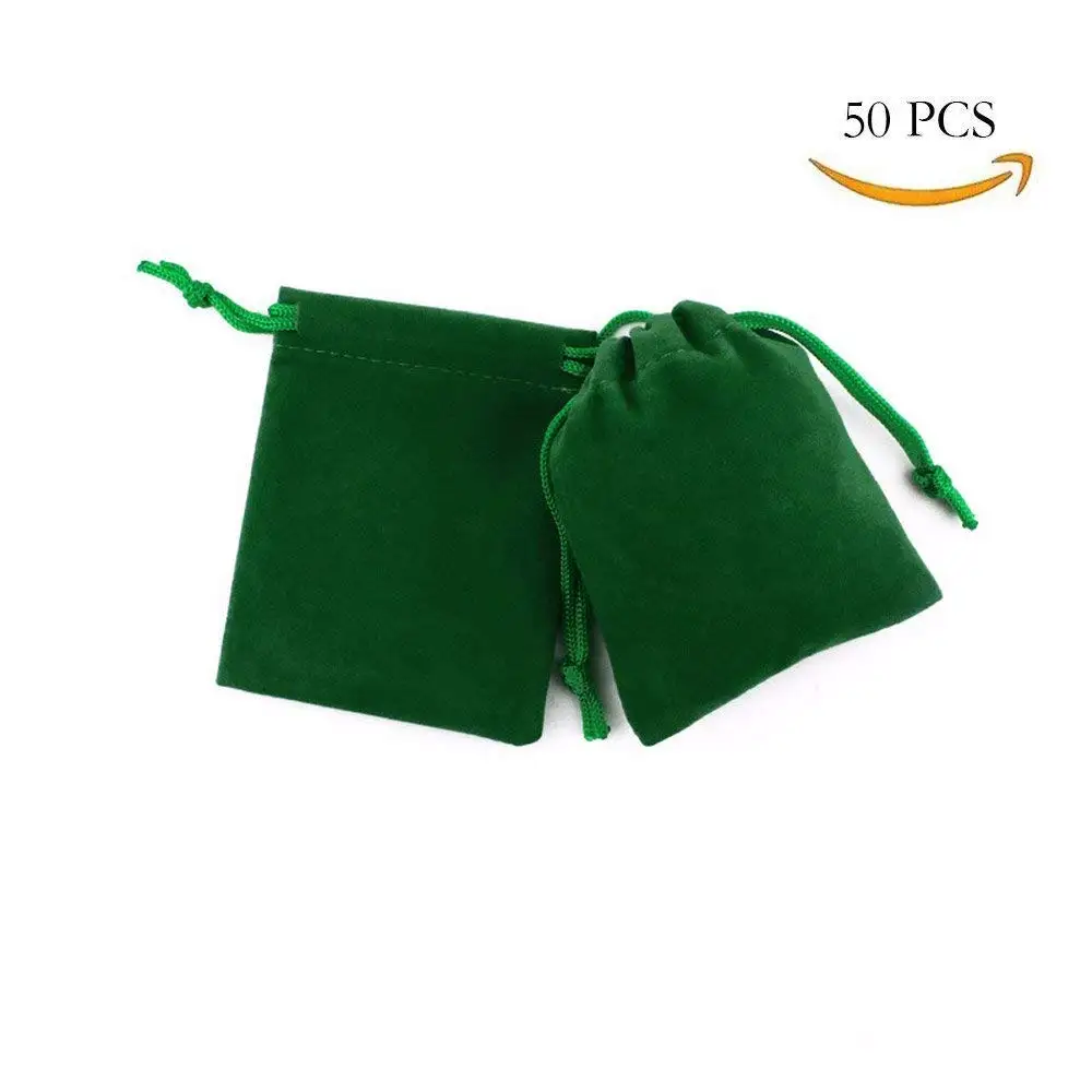 green velvet bag