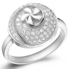 Vintage promotional plated silver quarter coin ring