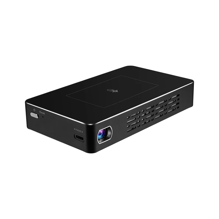 

High quality portable mini beamer dlp projector with wifi hdmi, Black