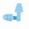 Fashionable wholesale waterproof soft silicone swimming custom earplug