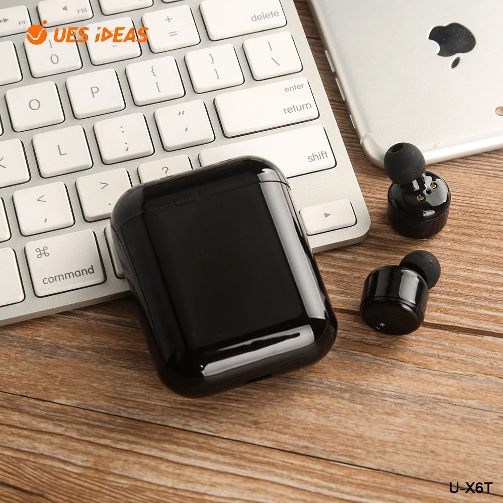 

X6T Portable Sport Running IPX7 Handsfree Earphone BT Wireless TWS Headset, Black;blue;brown;gold;orange;red;silver;white;yellow