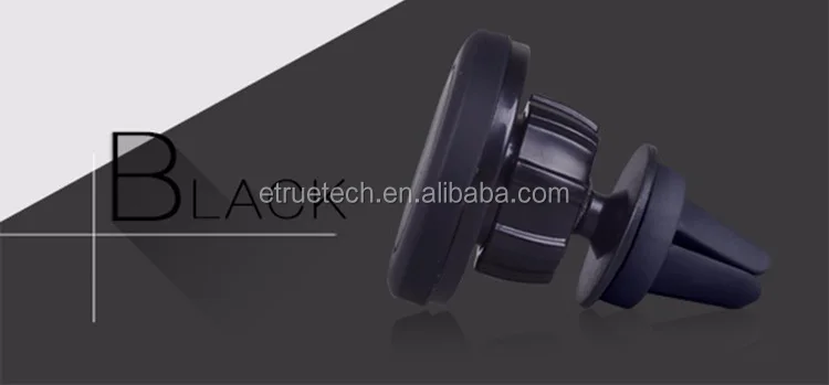 Air vent car mobile phone holder; one touch 360 degree magnetic car phone holder for iphone samsung smartphone