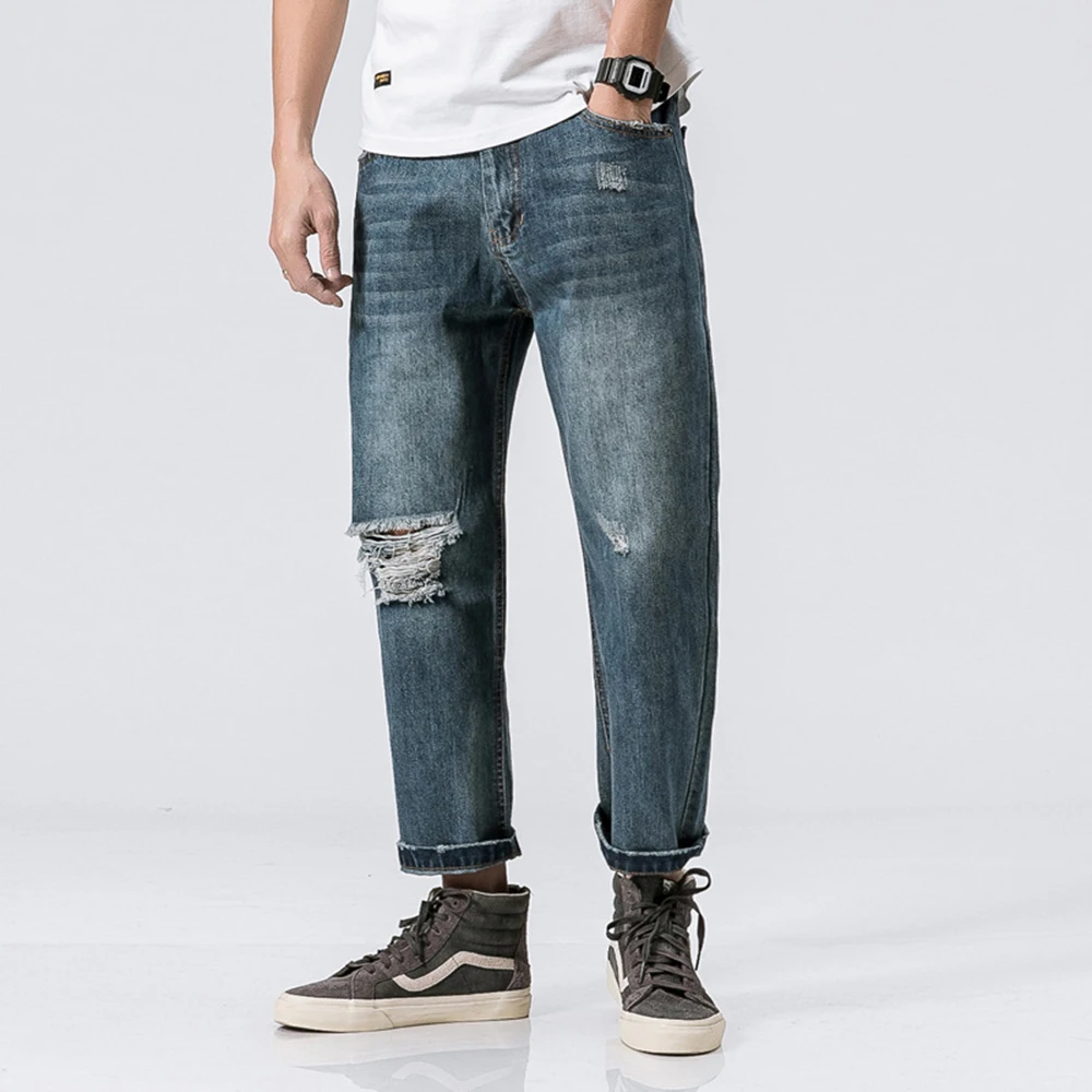 mens baggy jeans ripped jeans black denim mens
