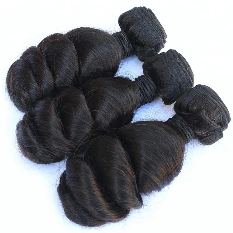 

Best Sell Manufacturer 10A Grade Top Quality Double Weft Unprocessed Loose Wave Hair Bundle