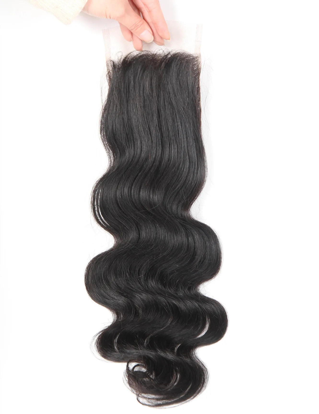 

100% Virgin Human Hair Natural Color 4X4 Body Wave Lace Closure