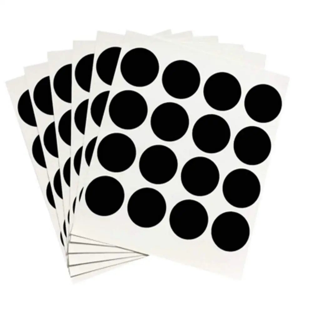 

Round Black Blank Shooting Target Coding dot stickers for target
