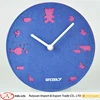 Alibaba express new style laser cutting felt wall clock made in China