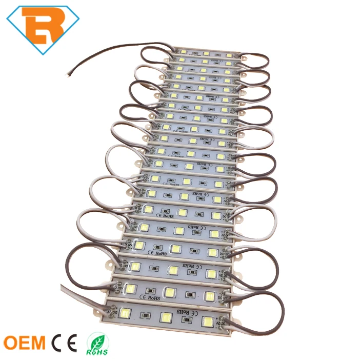High Brightness 3SMD 5054 LED Modules Waterproof IP65 For LED Sign Board