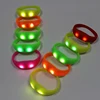 Flashing wrist band controlled LED light silicone bracelets bangles