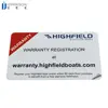 Business Card Label Sticker PVC Brand Card ID Design LOGO Nameplate Free design of viscose adhesive crystal 3D