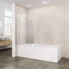 China supplier bathroom partition tempered glass price