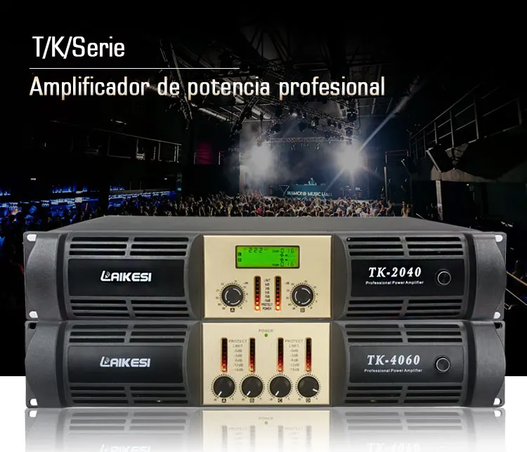 TK Serie Amplificador de Potencia Amplificador de Potencia Profesional