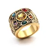 Amazon Hot Selling Marvel Avengers Endgame Infinity Stone Thanos Ring For Men Women