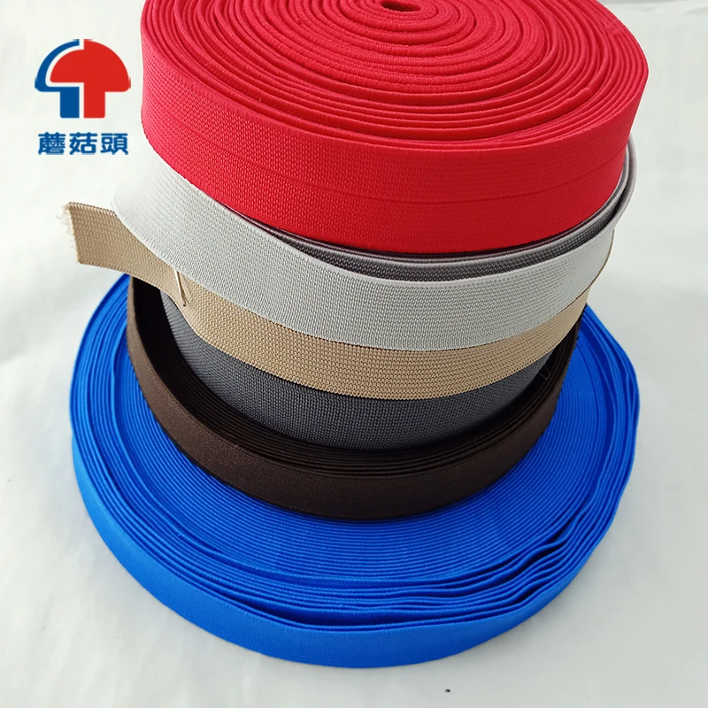 Thick Elastic Band Braided bing Strap Tape Woven Elastic Fabric