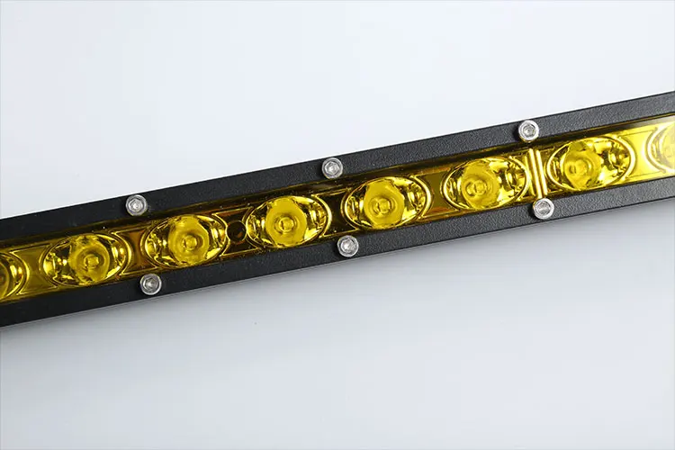 Super Bright 126w 57cm Car Led Strip Light Bar Yellow Strobe Led Lamp