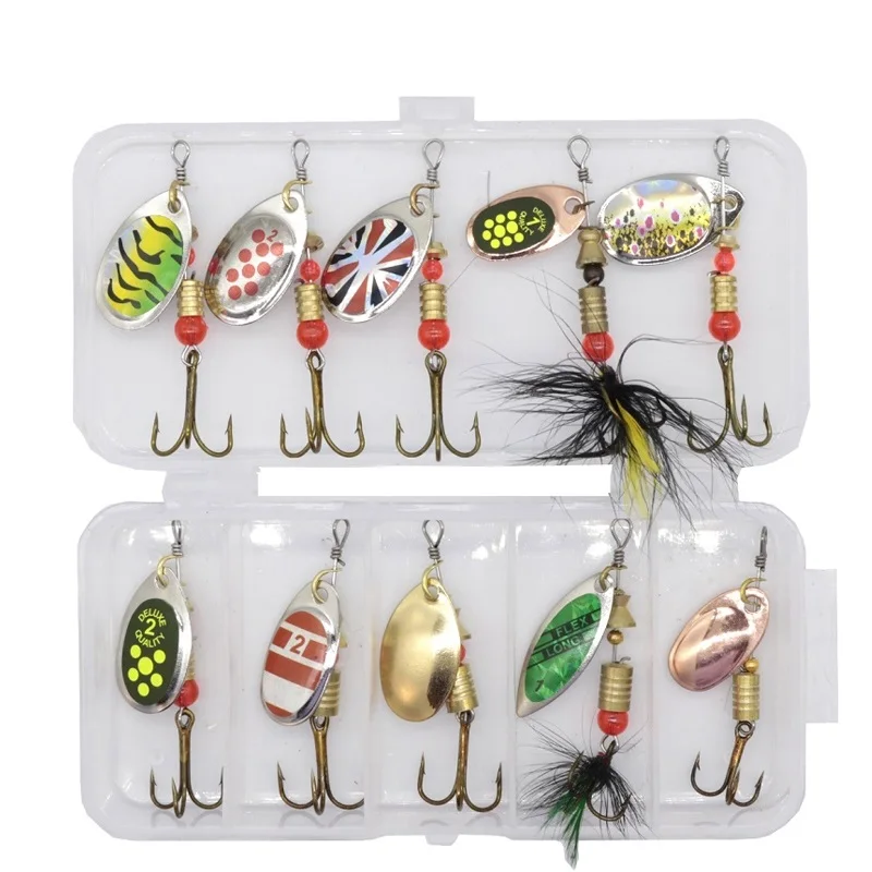 

Fishing spoon lures spinner bait 2.5-4g wobbler metal baits spinnerbait, Vavious colors