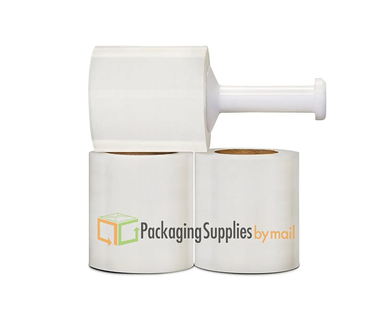 (12) ROLLS HAND STRETCH WRAP 5" x 1000 x 55 GAUGE 12 ROLLS/CASE