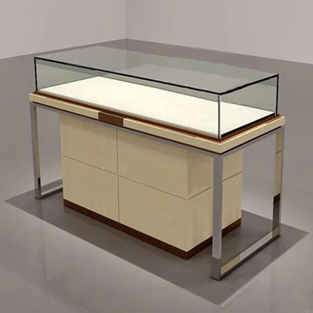 Glass Jewelry Display Table