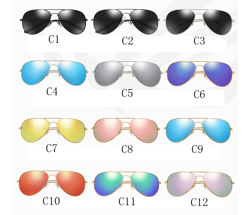 Cat 3 Uv 400 Protect Sunglasses Fashion High Quality Custom Logo Sun