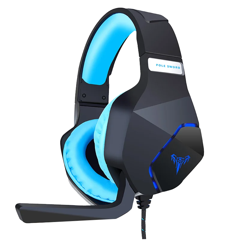 

gaming headphone for ps4 xbox one PC Wired headset ps4 led light with MIC