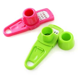 Image of Practical Stainless Steel Press Ginger Garlic Grinding Grater