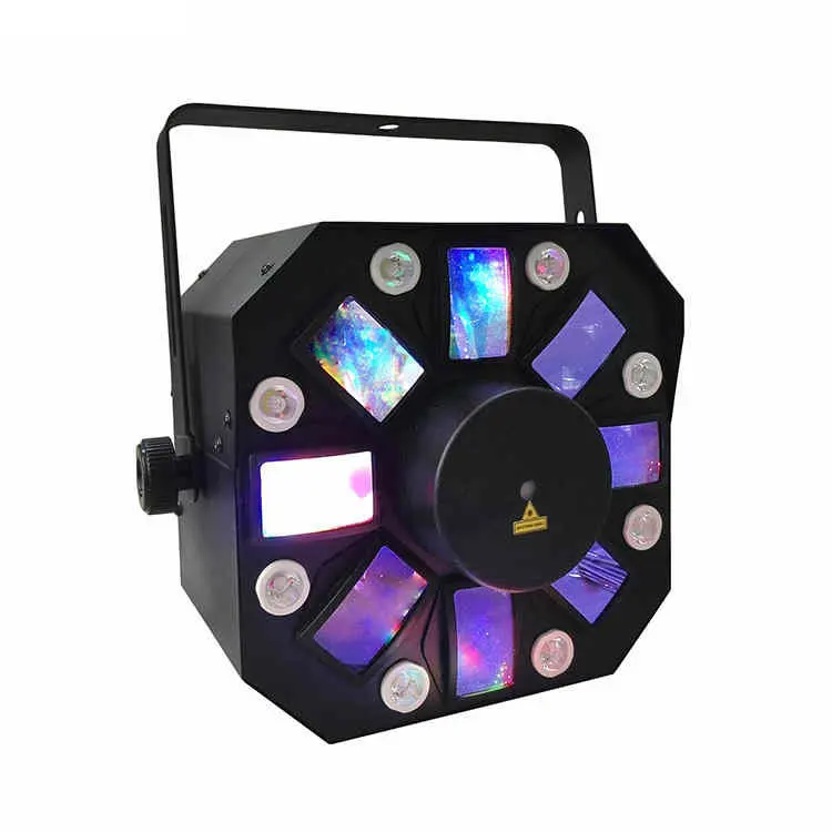 Disco Light Strobe Laser Moonflower Effects 3 In 1 Led Light For Dj ...