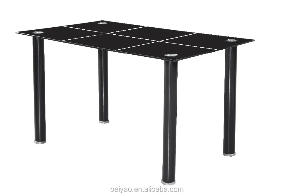 
Free sample cheap modern tempered glass top dining table/dining room table for sale 