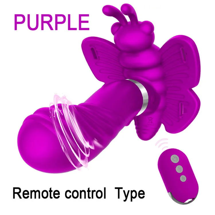 Remote controlled butterfly vibrator