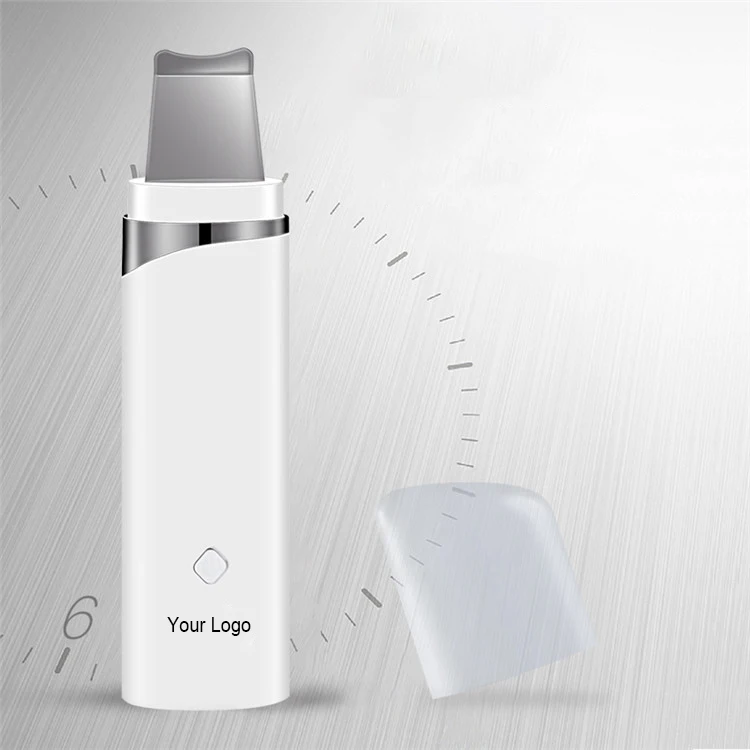 

Wholesale Facial Deep Cleansing Ultrasonic Skin Scrubber Peeling, Silvery