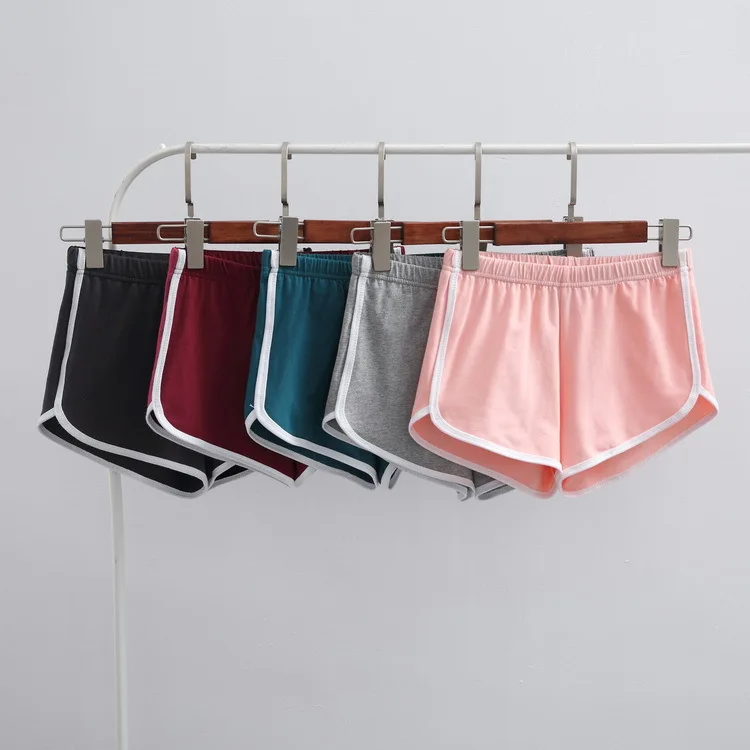 2019 women girls cotton hot yoga shorts sexy gym shorts